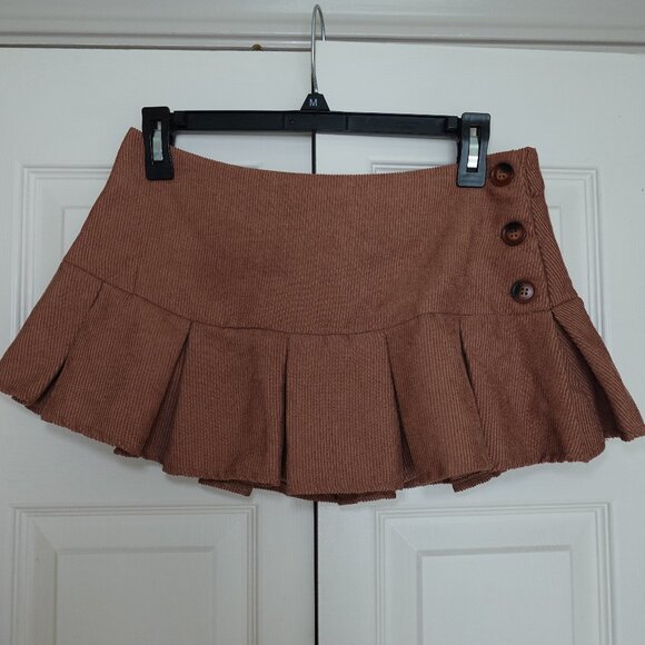 Corduroy Mini Skirt - Picture 1 of 1